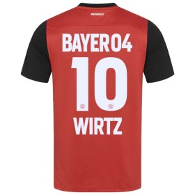 Bayer 04 Leverkusen Florian Wirtz 10 Thuisshirt 2024-25